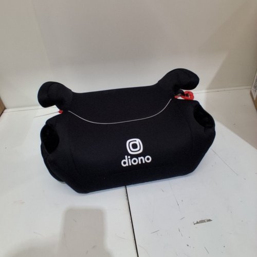 DIONO SOLANA NO LATCH SINGLE BACKLESS BOOSTER CAR SEAT WITH CUP HOLDERS, 40LBS-120LBS, LIGHTWEIGHT - BLACK CHARCOAL (MODEL: 32050-NA-01) image 3