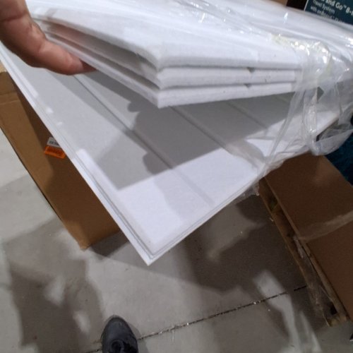 6PK DRKLANG SOUND PROOFING ACOUSTIC AND DECORATIVE PANEL - 48" X 24" EACH - WHITE (MODEL: LOXD) image 3