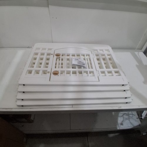 IRIS 4-PANEL PLASTIC PET PEN, WHITE (CI-604) image 2
