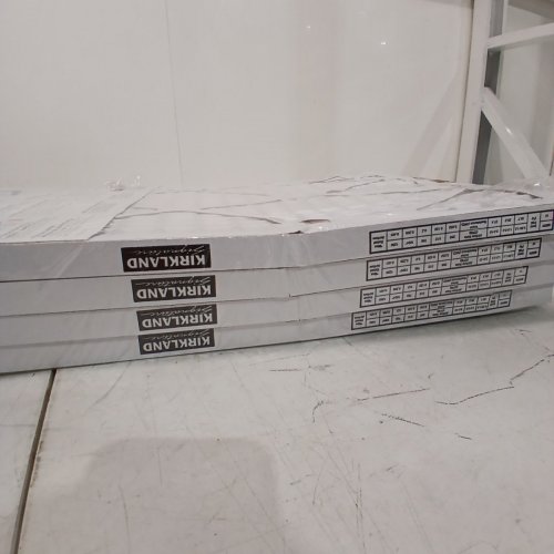 4PK KIRKLAND SIGNATURE HIGH PERFORMANCE FURNACE FILTERS - 16" X 25" X 1" - WHITE (MODEL: 928373) image 3