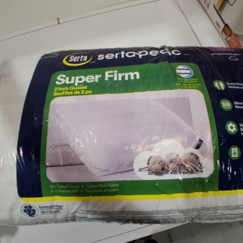 SERTA PERFECT SLEEPER PREMIUM LOFT BED PILLOW - KING - WHITE image 3