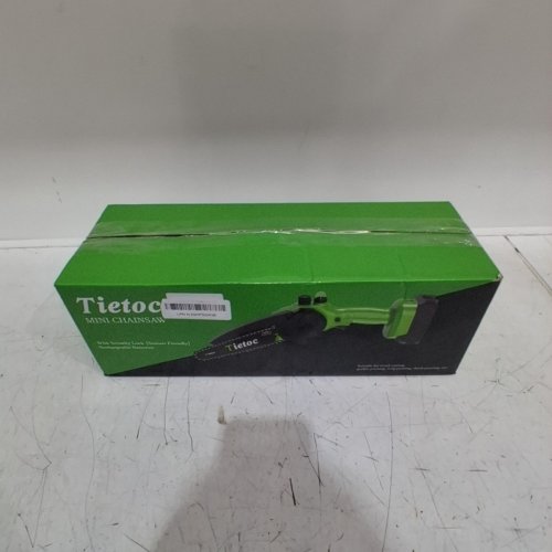 TIETOC 6" CORDLESS MINI HANDHELD CHAINSAW WITH 21V BATTERY - 880W - GREEN image 5