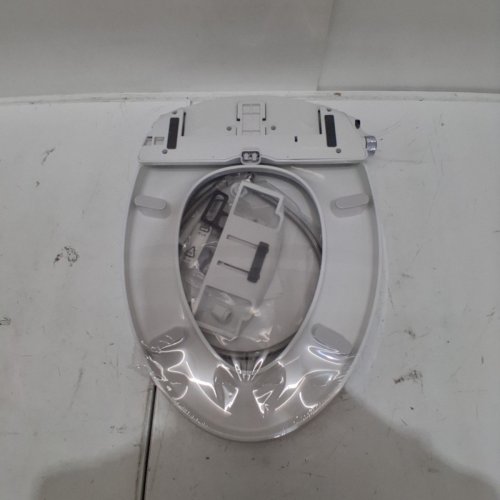 BRONDELL SWASH ECOSEAT NON-ELECTRIC SLOW-CLOSE BIDET TOILET SEAT - FITS ELONGATED TOILETS 18"-19.5"/5.5"-8" BOLT SPREAD - WHITE (MODEL: CANS101-EW) image 3