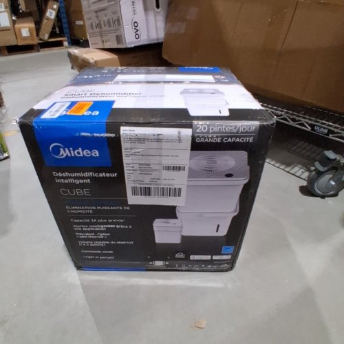 MIDEA CUBE 20 PINT SMART WIFI DEHUMIDIFIER, WHITE - (MAD20S1QWT) image 5
