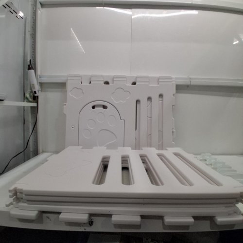 TSYPAIRS 8-PANEL DOG PLAYPEN WITH DOOR - 24" - WHITE (MODEL: MD-DP-7+1) image 2