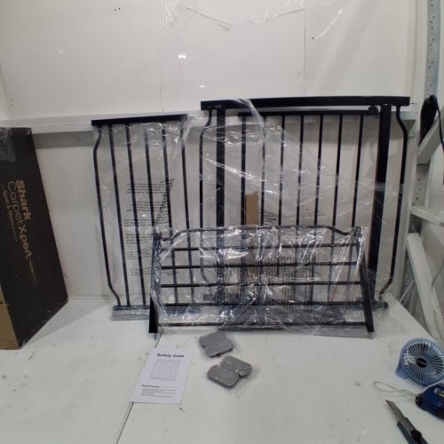 EXTRA WIDE PRESSURE MOUNT SAFETY GATE - 57.5"-62.2" WIDE - BLACK (MODEL: W046) image 2