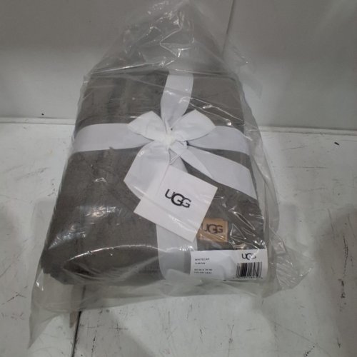 UGG SOFT PLUSH THROW BLANKET - 50" X 70" - WHITECAP image 2