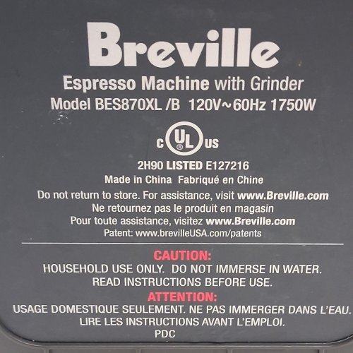 BREVILLE THE BARISTA EXPRESS ESPRESSO MACHINE WITH BUILT-IN GRINDER & MILK FROTHER - BRUSHED STAINLESS STEEL (MODEL: BES870XL/B) image 12
