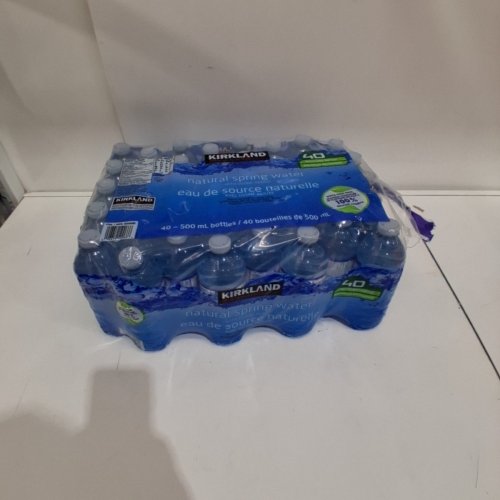 40PK KIRKLAND NATURAL SPRING WATER BOTTLES - 500ML image 3