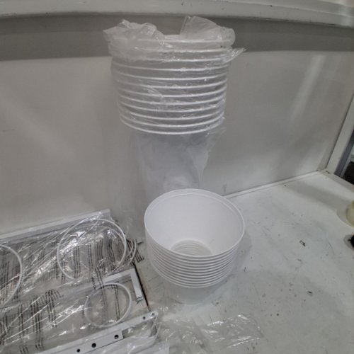 NEYCIL FLOWER STAND, 3 TIER FLOWER DISPLAY STAND WITH 12 BUCKETS - WHITE (MODEL: 15-00021) image 4