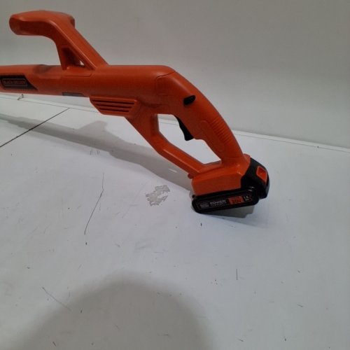 BLACK+DECKER STRING TRIMMER/EDGER *TOOL ONLY* - 10" - BLACK/ORANGE (MODEL: LST201) image 2