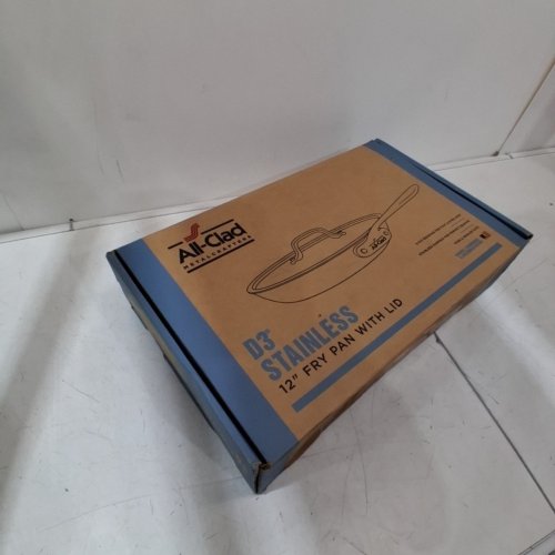 ALL CLAD D3 STAINLESS FRYING PAN WITH LID, 12" image 4