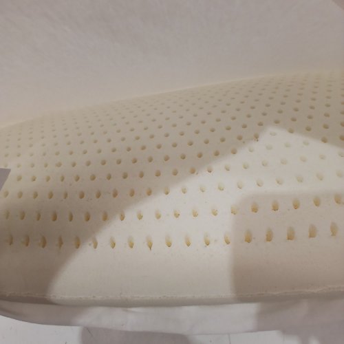 TALALAY LATEX PILLOW WITH REMOVEABLE COTTON COVER - KING - WHITE image 4