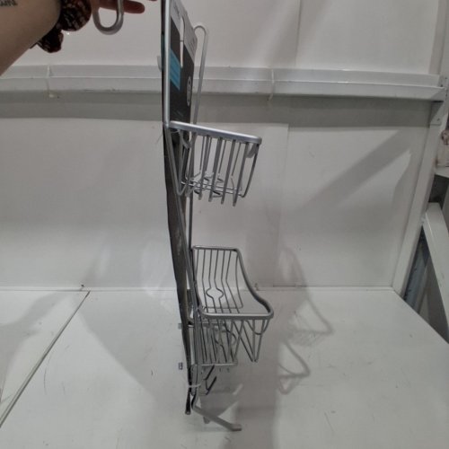 BETTER LIVING PRODUCTS VENUS 3-TIER OVER THE SHOWER DOOR CADDY, 24" X 11.25" - GREY (MODEL: 13634) image 3