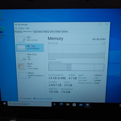 THINKPAD T460 LAPTOP INTEL CORE I5 6200U 8GB DDR3 RAM 128GB STORAGE image 4