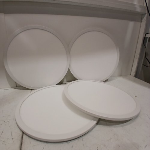 4PK OFFIY DIMMABLE LED CEILING FLUSH MOUNT LIGHT - 16" - 34W - 3000K-6500K - WHITE (MODEL: SKA1-T2) image 2