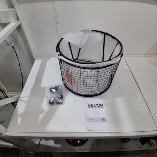 HEAVY DUTY METAL GROCERY CART - 60 LBS CAP - BLACK (MODEL: LXYXXYC-001) image 3