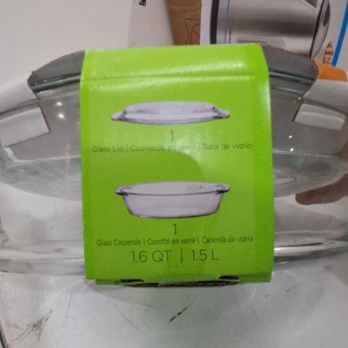 2PC LIBBEY BAKER'S BASICS GLASS CASSEROLE DISH WITH GLASS LID - 1.6 QT / 1.5 L image 4