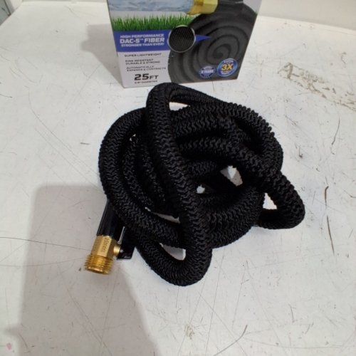 BIG BOSS XHOSE PRO HEAVY DUTY KINK FREE EXPANDABLE STANDARD GARDEN HOSE - 25FT - BLACK image 2