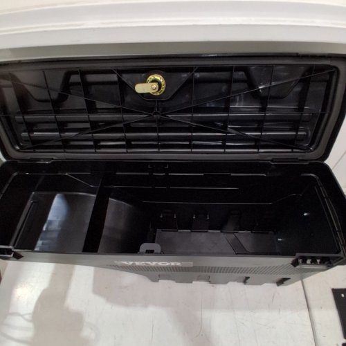 VEVOR TRUCK BED STORAGE BOX WITH SWINGING HINGE LOCK WITH KEY - FOR FORD F150 2015 TO 2021 MODELS RIGHT SIDE - BLACK (MODEL: ZP20220406S02) image 4