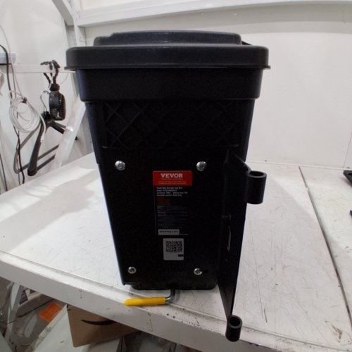 VEVOR TRUCK BED STORAGE BOX WITH SWINGING HINGE LOCK WITH KEY - FOR FORD F150 2015 TO 2021 MODELS RIGHT SIDE - BLACK (MODEL: ZP20220406S02) image 5