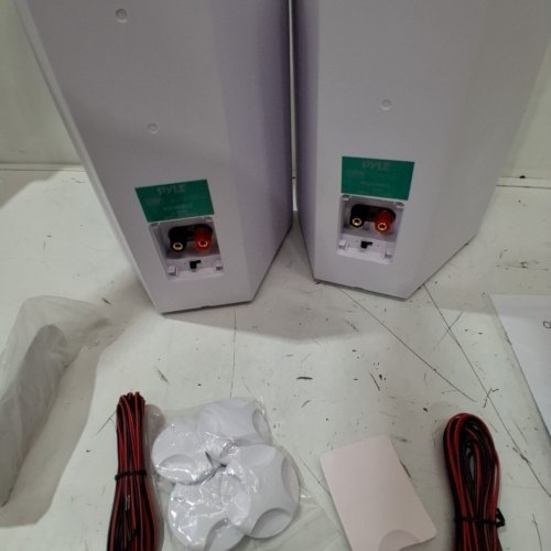 2PC PYLE WEATHERPROOF SPEAKERS - 6.5" - 350W - 8OHMS - WHITE (MODEL: PDWR63) image 5
