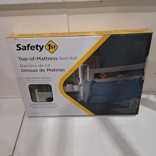 SAFETY 1ST 36" TOP-OF-MATTRESS BED RAIL - GREY (MODEL: BR017CEIU) image 3