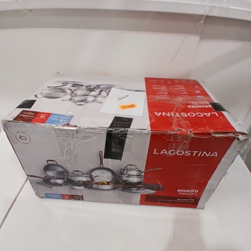 8PC LAGOSTINA FORTE STAINLESS STEEL POTS AND PAN SET - STAINLESS STEEL (MODEL: L933619212) image 10