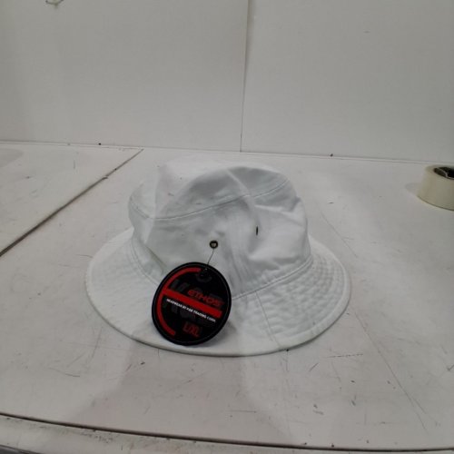 ADULT UNISEX KBETHOS WASHED COTTON BUCKET HAT - OSFM - WHITE (STYLE: KBM-500) image 2