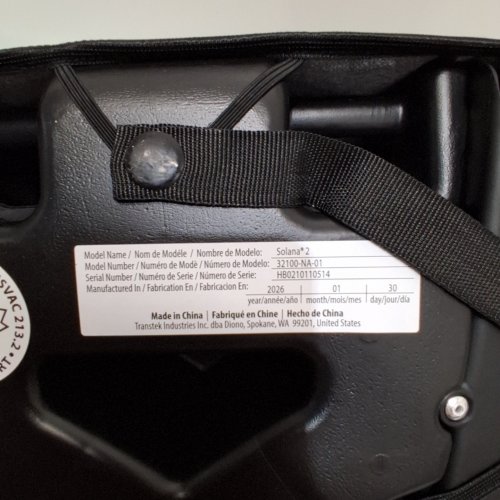DIONO SOLANA 2 LATCH BACKLESS BOOSTER CAR SEAT WITH CUPHOLDERS AND REMOVABLE WASHABLE COVER - FOR KIDS 40-120LBS - CHARCOAL BLACK (MODEL: 32100-NA-01) image 2