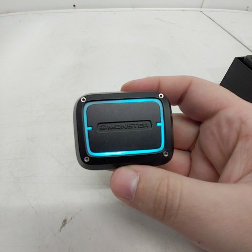 MONSTER MISSION V1 TWS BLUETOOTH WIRELESS CHARGING EARBUDS | NOISE CANCELLING | LIGHTING EFFECTS - BLACK/BLUE - (MODEL: MH7200222) image 3