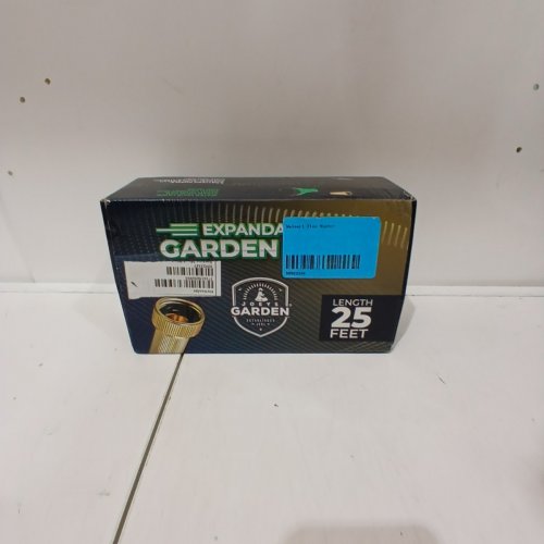TOYTEXX EXPANDABLE GARDEN HOSE WITH 8 FUNCTION NOZZLE - 25FT - 3/4" DIAMETER - GREEN image 3