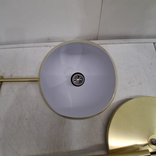 GLOBE ELECTRIC FLOOR LAMP - 60" - SATIN GOLD (MODEL: 12915) image 3