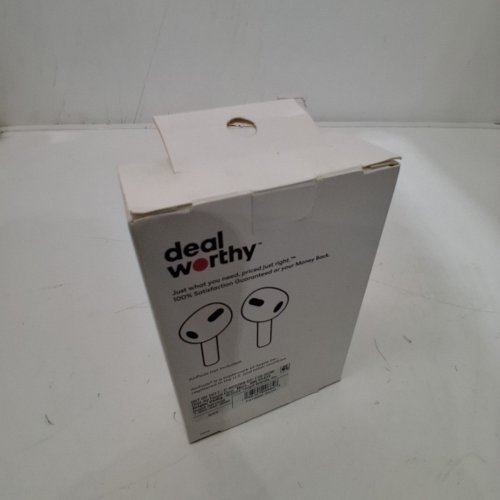 DEALWORTHY AIRPODS CASE WITH WIRELESS CHARGING COMPATIBILITY - FOR APPLE AIRPODS 3RD GEN - BLACK image 3