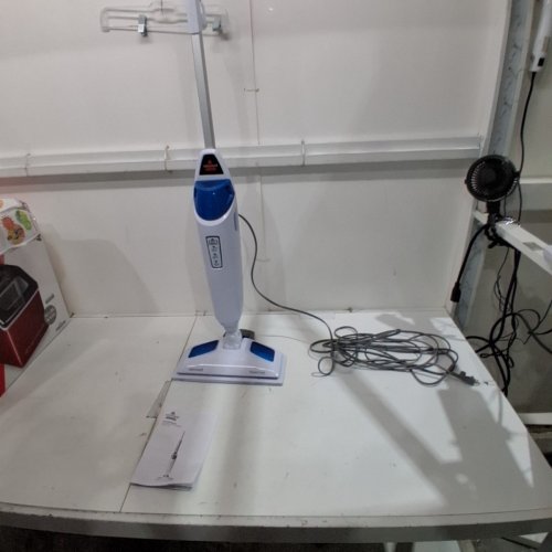 BISSELL POWERFRESH STEAM MOP - WHITE/BLUE (MODEL: 1940B) image 3