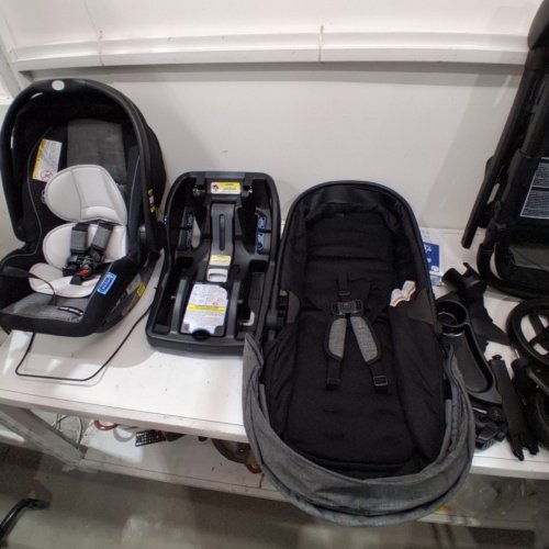 GRACO MODES NEST 3-IN-1 TRAVEL SYSTEM STROLLER & CAR SEAT COMBO WITH SNUGRIDE SNUGLOCK 35 ELITE - NICO/GREY/BLACK (MODEL: 2111199) image 5