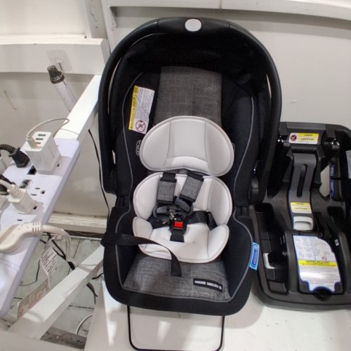 GRACO MODES NEST 3-IN-1 TRAVEL SYSTEM STROLLER & CAR SEAT COMBO WITH SNUGRIDE SNUGLOCK 35 ELITE - NICO/GREY/BLACK (MODEL: 2111199) image 6