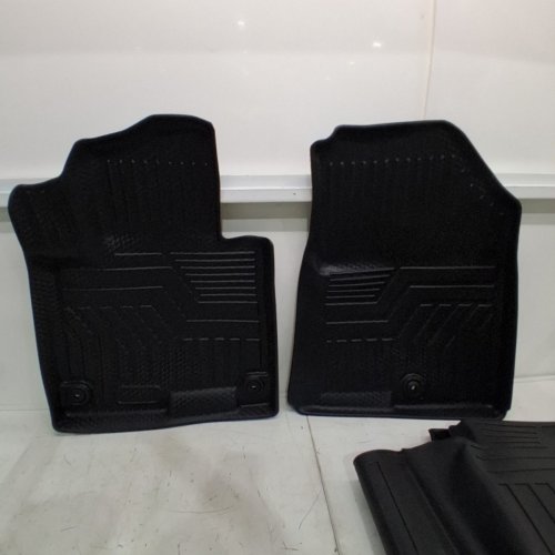 3PC CACARTIST ALL WEATHER FLOOR LINER MATS FOR 2023-2026 KIA SPORTAGE - BLACK image 3