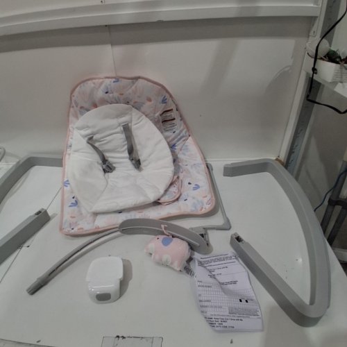 INGENUITY KEEP COZY 3-IN-1 GROW WITH ME VIBRATING BABY BOUNCER SEAT & ROCKER - 6-40LBS - PINK/GREY - (MODEL: 12909) image 6