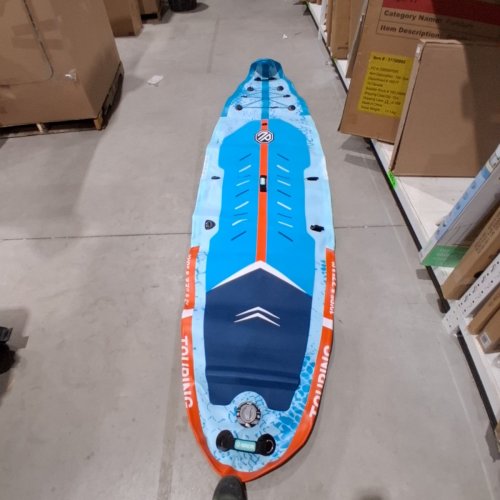 NIPHEAN INFLATABLE PADDLE BOARD SET WITH PUMP PADDLE AND CARRYING BAG - 12FT - BLUE - image 2