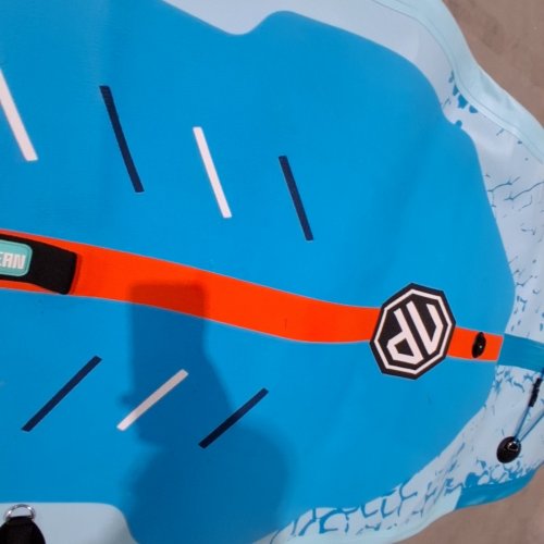 NIPHEAN INFLATABLE PADDLE BOARD SET WITH PUMP PADDLE AND CARRYING BAG - 12FT - BLUE - image 3