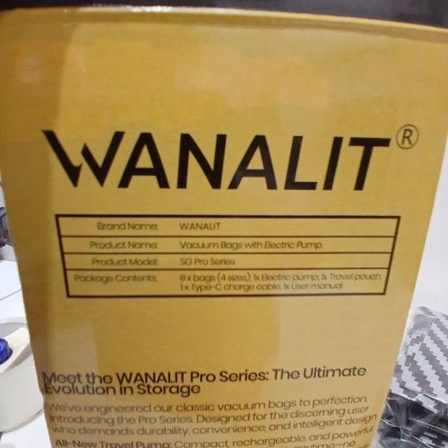 8PK WANALIT VACUUM BAGS WITH ELECTRIC PUMP image 3