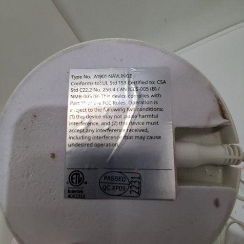 IKEA NÄVLINGE LED DESK LAMP - 220 LM - WHITE (MODEL: A1901) image 3
