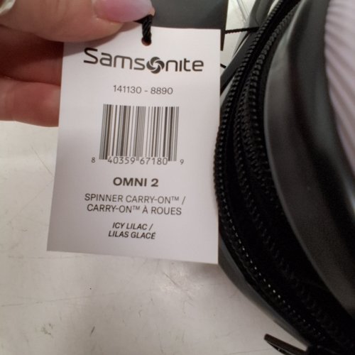 SAMSONITE OMNI 2 HARDCASE LUGGAGE - 30" - ICY LILAC (MODEL: 141130-8890) image 2