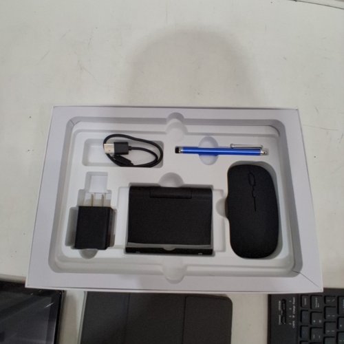 3PC VEKFULPC 10" ANDROID TABLET SET WITH BLUETOOTH MOUSE AND KEYBOARD, FLIP CASE, STAND, AND STYLUS - GREY (MODEL: T20) image 8