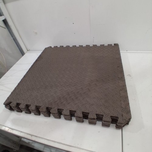 6PC PROSOURCEFIT EXERCISE PUZZLE MATS INTERLOCKING FOAM TILE MATS - 24" X 24" X 1/2" - BROWN image 2
