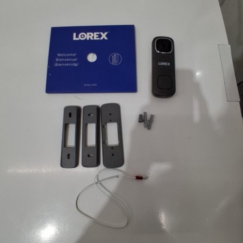 LOREX 1080P WIRED WI-FI 32GB VIDEO DOORBELL, WORKS WITH ALEXA AND GOOGLE ASSISTANT, GREY (MODEL: B451AJDBC-F) image 3