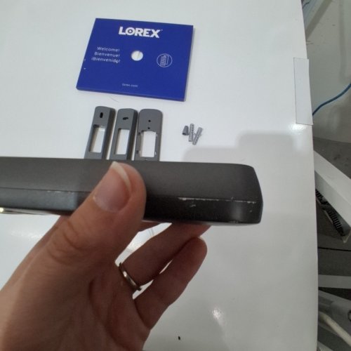 LOREX 1080P WIRED WI-FI 32GB VIDEO DOORBELL, WORKS WITH ALEXA AND GOOGLE ASSISTANT, GREY (MODEL: B451AJDBC-F) image 4