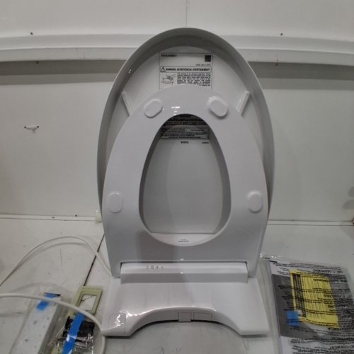 TOTOWASHLET S5 ELECTRONIC HEATED TOILET SEAT BIDET WITH CONTROLLER AND INSTANTANEOUS WATER HEATER - 21" X 15" - ELONGATED - WHITE (MODEL: SW3446#01) image 4
