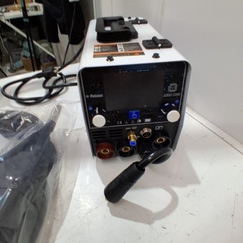 REBOOT MIG WELDER - GASLESS FLUX CORE WELDING MACHINE - DUAL VOLTAGE 110V/220V OR 120/240V- BLUE/WHITE/BLACK (MODEL:RBM2000) image 6